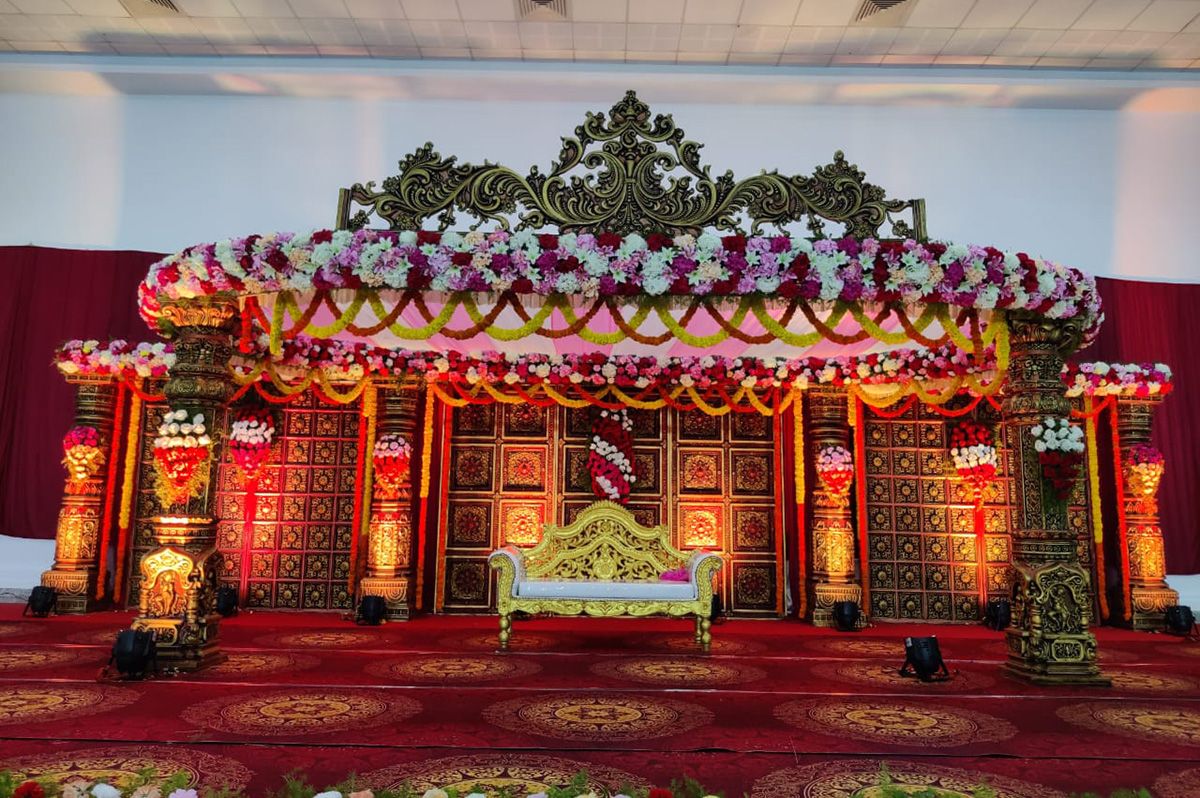 Pelli Mandapam Decoration | Vishwa Events and Catering Services
