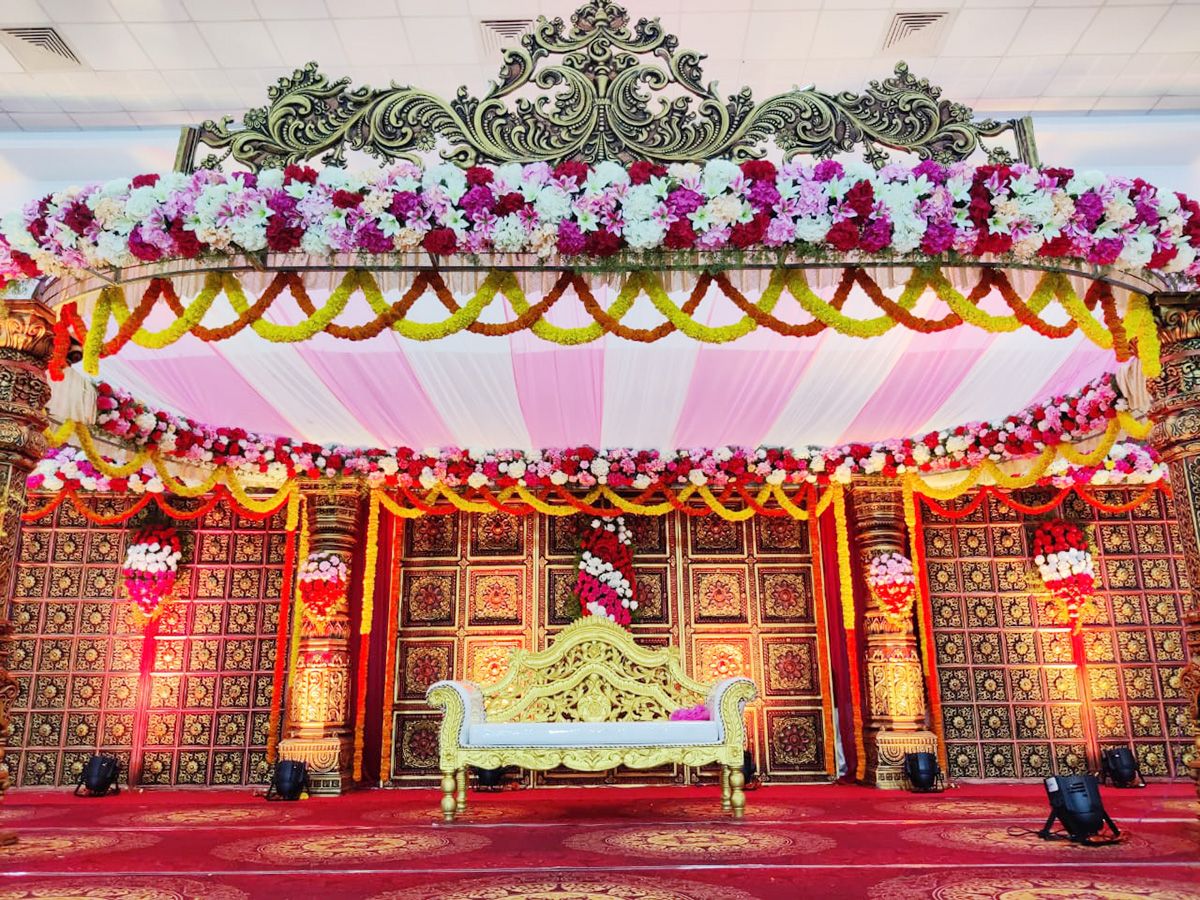wedding stage Mantapa decoration Mangalore