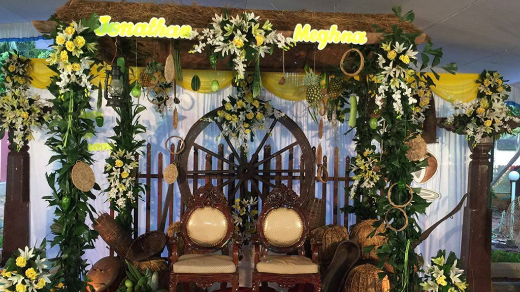 Roce Ceremony Decoration in Mangalore